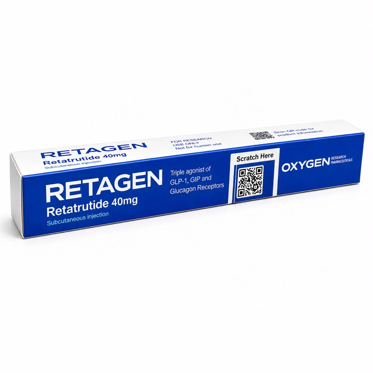 OXYGEN RETAGEN RETATRUTIDE 40MG (GLP1) – 01 PEN