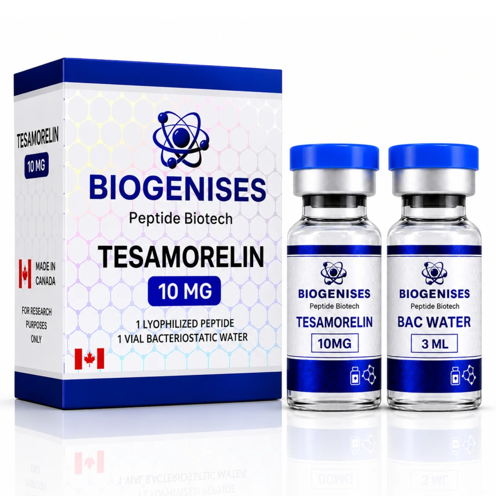 BIOGENISES TESAMORELIN 10MG + AGUA