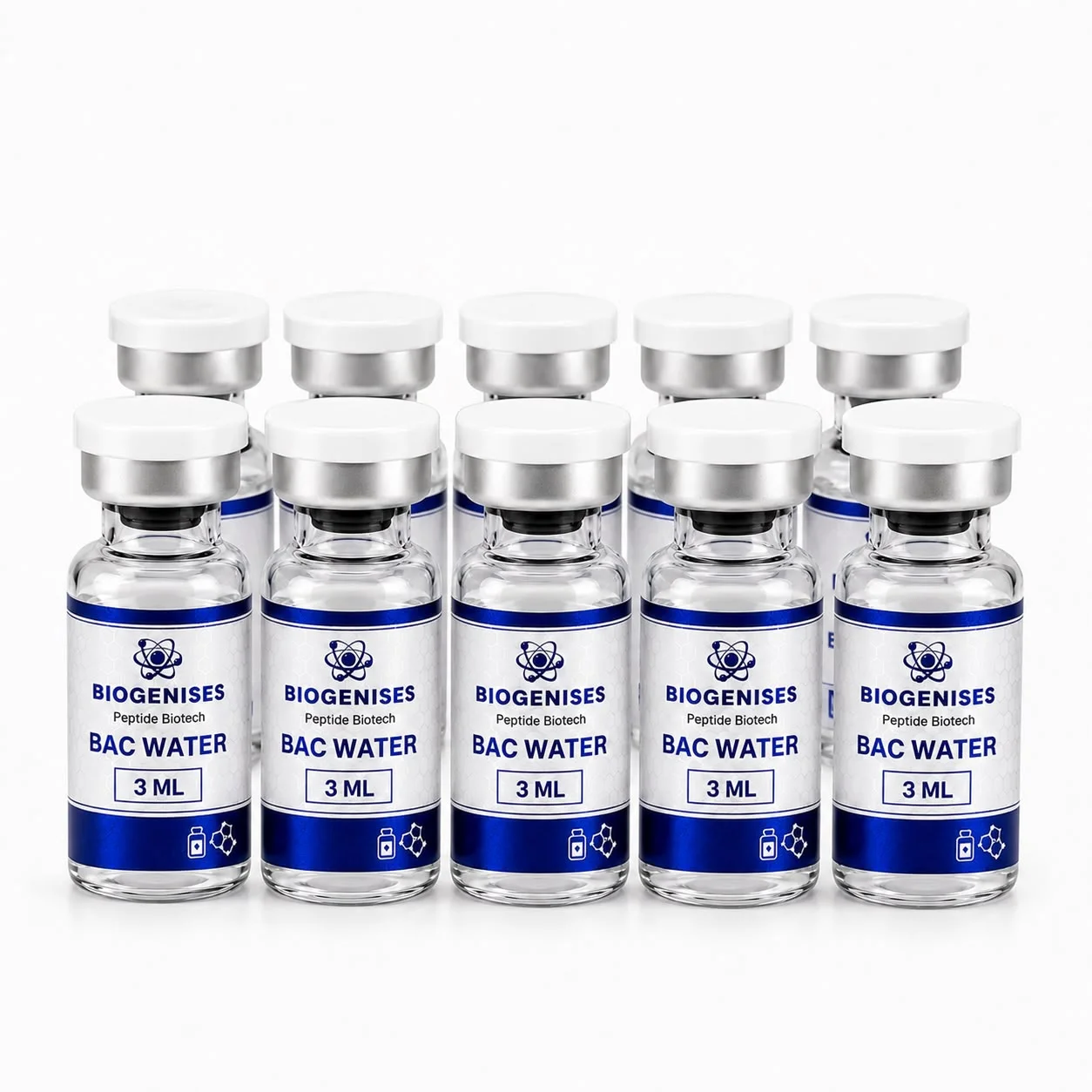 AGUA BACTERIOSTATICA 03ML – PACK 10 VIAL