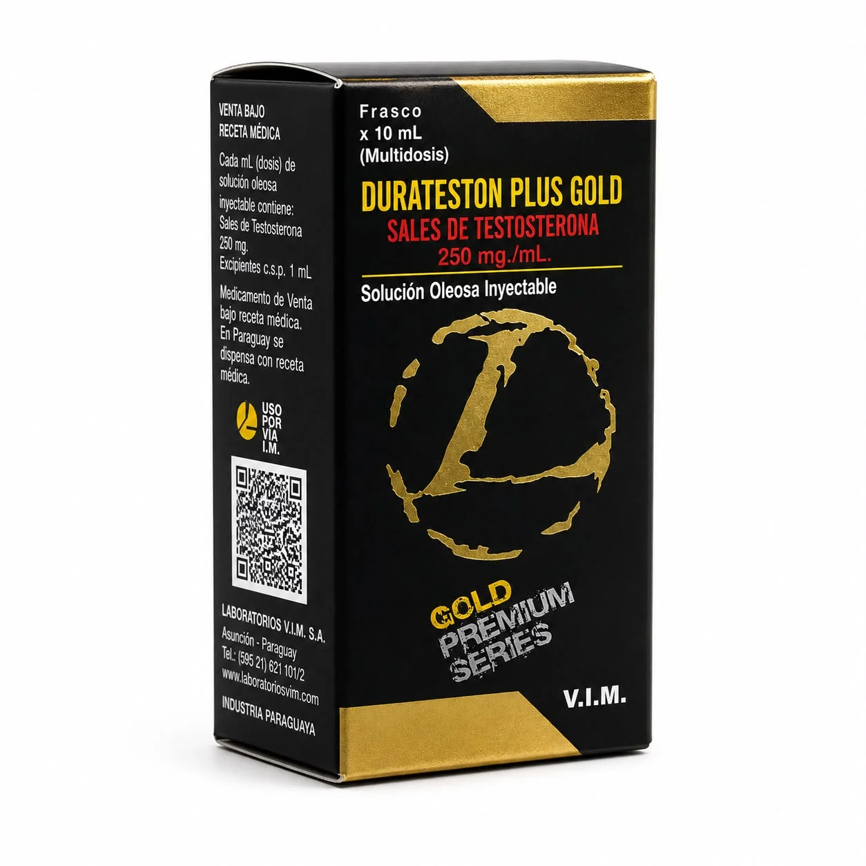 LANDERLAN DURASTESTON PLUS GOLD (SALES DE TESTOSTERONA) 250MG – 01 VIAL